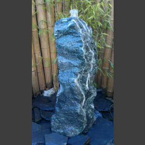 Komplettset Brunnen Atlantis Spaltfelsen grüner Quarzit 80cm