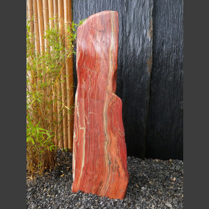 Jaspis Naturstein Monolith poliert 93cm