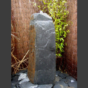 Schiefer Monolith 140cm grauschwarz