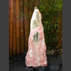 Monolith Brunnen rosa Marmor 75cm