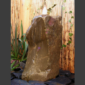 Gartenbrunnen Komplettset beiger Sandstein 50cm 1