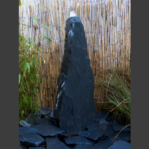 Schiefer Monolith 60cm grauschwarz