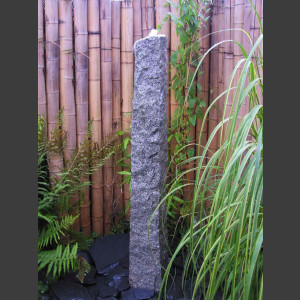 Granit Säulen Brunnen grau 150cm1