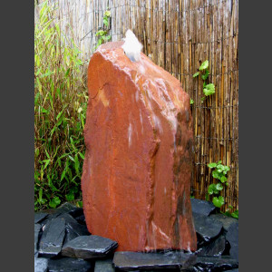 Gartenbrunnen Komplettset roter Sandstein 35cm1