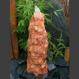 Monolith Quellstein Travertin 50cm
