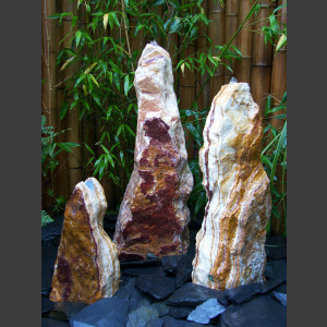 3 Quellstein Monolithen Onyx 80cm1