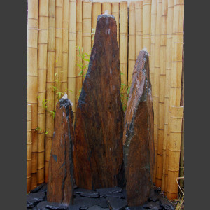 Triolithen Komplettset graubrauner Schiefer 150cm