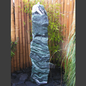  Brunnen Monolith Spaltfelsen grüner Quarzit 150cm 1