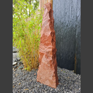 Naturstein Stele Wasa Quarzit 119cm hoch