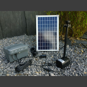 Solarpumpenset Napoli mit Akku und LED