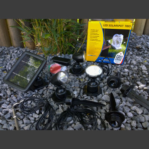 Solar LED Spot Trio