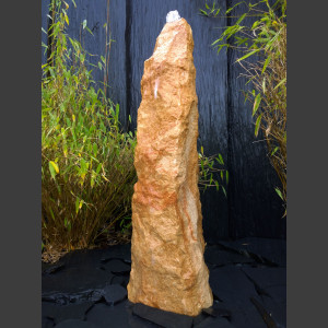 Monolith Quellstein beiger Sandstein 80cm