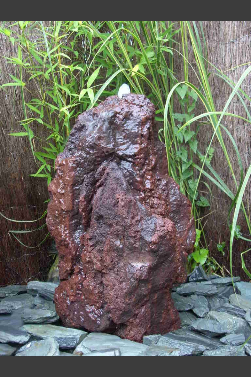 Lava Garten Quellstein 70cm - Findlinge Felsen - Quellsteine