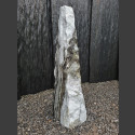 Marmor Monolith weiß-grau 95cm