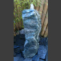 Atlantis Monolith Quellstein Spaltfelsen grüner Quarzit 80cm