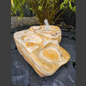Bachlaufkaskaden Quellstein Set geschliffener Onyx 