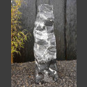 Alaska Marmor Monolith schwarz-weiß 97cm