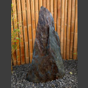 Monolith grau-brauner Schiefer 98cm hoch