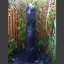 Marmor Komplettset Brunnen schwarz poliert 150cm