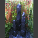 Trimeteori Brunnen schwarzer Marmor poliert 150cm