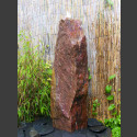 Schiefer Monolith Quellstein Komplettset rotbunt 75cm
