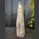 Zebra Gneis Naturstein Monolith 102cm hoch