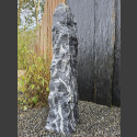 Alaska Marmor Monolith schwarz-weiß 92cm