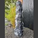 Alaska Marmor Monolith schwarz-weiß 121cm