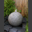 Granit Kugel Sprudelstein grau 30cm