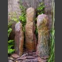 Triolithen Quellsteine rot-bunter Schiefer 120cm