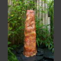 Monolith Quellstein Travertin geschliffen 80cm