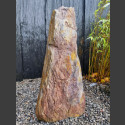 Monolith rot-bunter Schiefer 81cm hoch