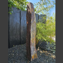 Monolith rot-bunter Schiefer 166cm hoch