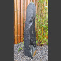 Monolith schwarzer Schiefer 85cm hoch