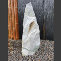 Marmor Monolith weiß-grau 60cm