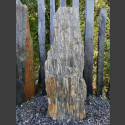 Zebra Gneis Naturstein Monolith 106cm hoch