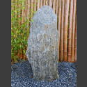 Zebra Gneis Naturstein Monolith 117cm hoch