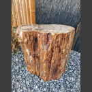 versteinerter Holz Hocker poliert 43kg