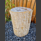 versteinerter Holz Hocker poliert 64,6kg