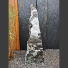 Marmor Monolith weiß-grau 104cm