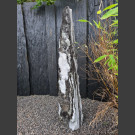 Marmor Monolith weiß-grau 151cm