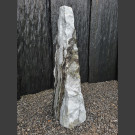 Marmor Monolith weiß-grau 95cm