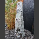 Marmor Monolith weiß-grau 87cm