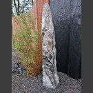 Marmor Monolith weiß-grau 146cm