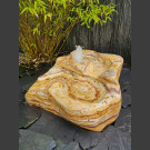 Bachlaufkaskaden Quellstein Set geschliffener Onyx 