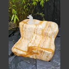 Bachlaufkaskaden Quellstein Set geschliffener Onyx 