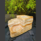 Bachlaufkaskaden Quellstein Set geschliffener Onyx 