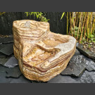 Bachlaufkaskaden Quellstein Set geschliffener Onyx 