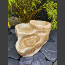 Bachlaufkaskaden Quellstein Set geschliffener Onyx 