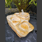 Bachlaufkaskaden Quellstein Set geschliffener Onyx 